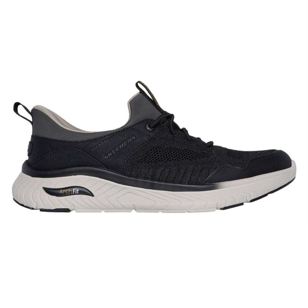 Skechers Mens Crosser Slip-on Sneakers / Black
